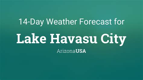 Lake Havasu City, Arizona, USA 14 day weather forecast