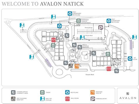 Natick Mall map - Map of Natick Mall (United States of America)