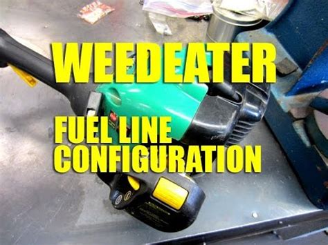 Weedeater Fuel Line Configuration - YouTube