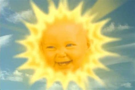 Say Hello To The REAL "Teletubbies" Sun Baby | Teletubbies and sun, Teletubbies, Laughing baby