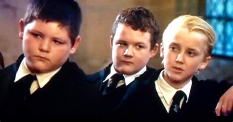 Sorcerer's Stone - Draco Malfoy, Crabbe and Goyle | Harry potter, Harry ...