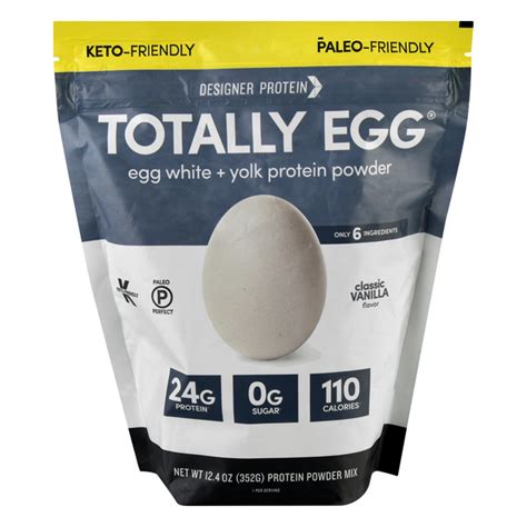 Save on Designer Protein Totally Egg Natural Egg White & Yolk Protein ...