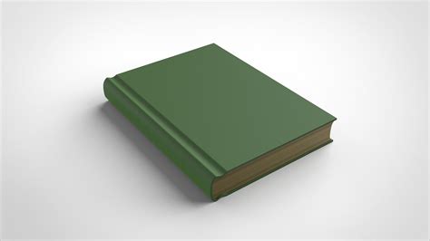 hard cover book 3D model | CGTrader