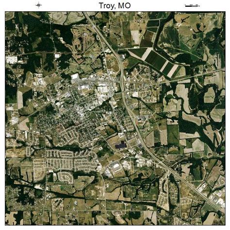 Aerial Photography Map of Troy, MO Missouri