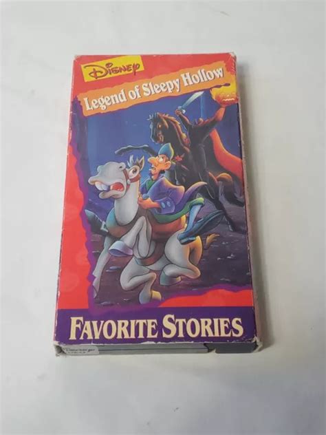 DISNEY FAVORITE STORIES LEGEND OF SLEEPY HOLLOW VHS Video Tape Rare ...