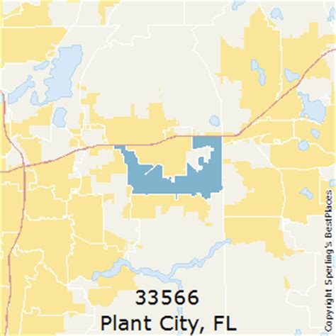 Plant City Zip Code Map | Cities And Towns Map