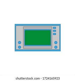 Electronic Game 80s On White Background Stock Vector (Royalty Free) 1724165923 | Shutterstock