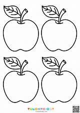 Free Printable Apple Template And Coloring Pages For Kids sketch template