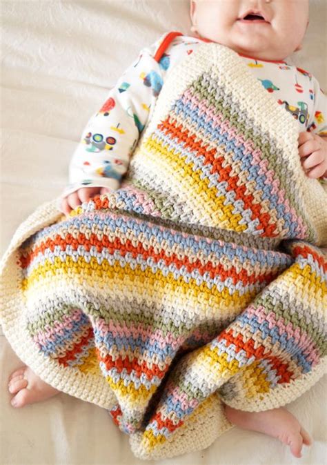 8 Crochet Baby Blanket Patterns | Free Knitting Patterns | Handy Little Me