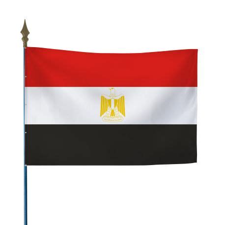 Drapeau Egypte - Drapeau Egyptien - Pays du Monde