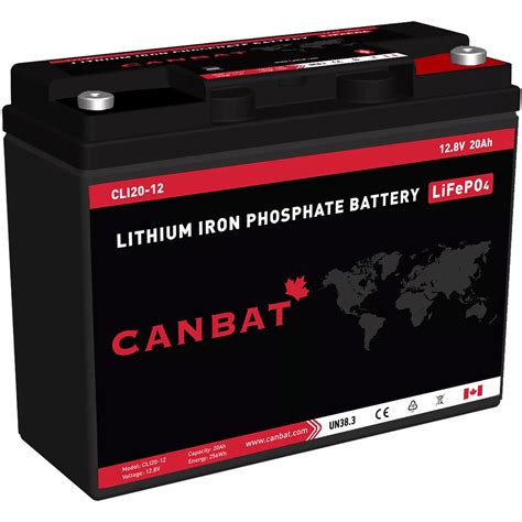 12V 20Ah lithium battery - LiFePO4 Canada - Free Shipping!