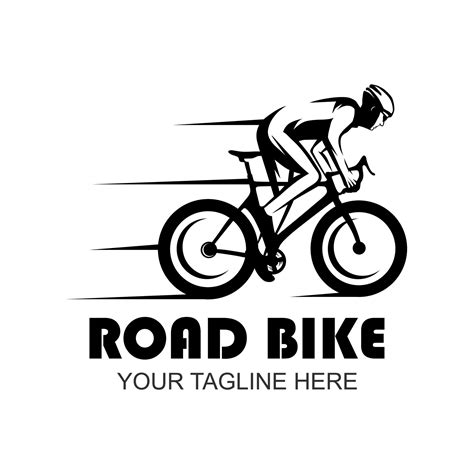 road bike logo 7688830 Vector Art at Vecteezy