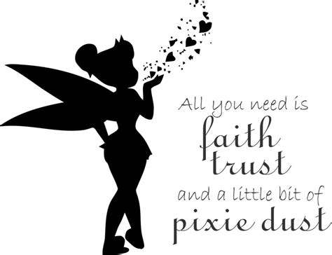 Fairy Pixie Dust Wall Quote Childrens Vinyl Decal Sticker 22" x 22 ...