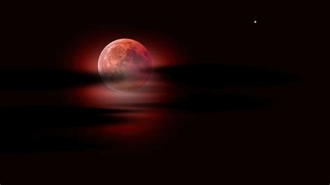 3840x2160 Moon Clouds Night Sky Red Moon 5k 4K ,HD 4k Wallpapers,Images ...