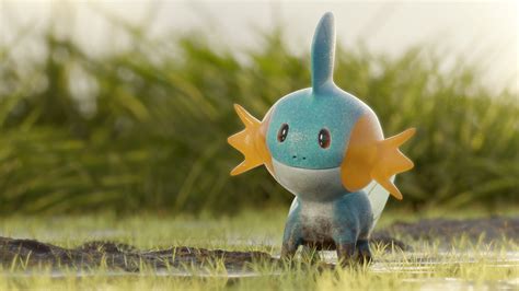 Mudkip, The mud fish Pokemon! Fan art in Blender. : r/blender