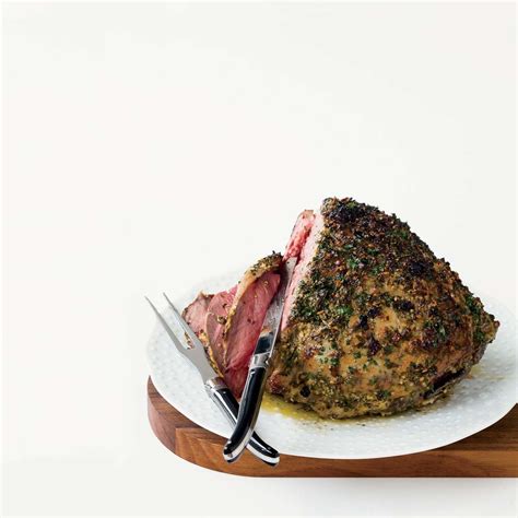 Roast Leg of Lamb with Red Wine Sauce Recipe - Stu Stein