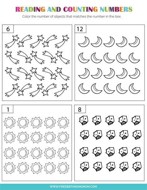 Printable Tracing Numbers Worksheets for Kindergarten