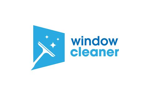 Window cleaning service logo. Window glass cleaning vector logo 36148909 Vector Art at Vecteezy