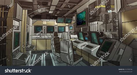 Sci-fi Control Room 3D Model | lupon.gov.ph