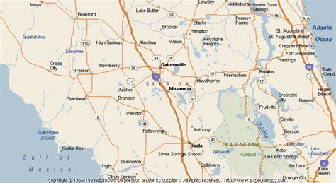 Map of Micanopy