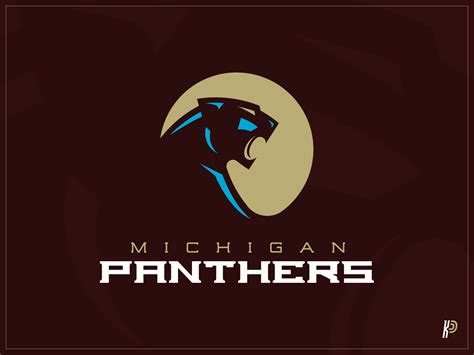 Michigan Panther USFL Logo Concept by Kyle Papple on Dribbble