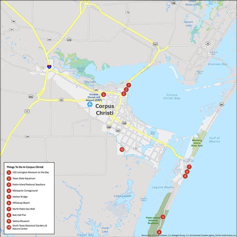 Corpus Christi Zip Code Map - GIS Geography