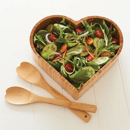 Heart Shaped Salad Bowl Set - Innovations