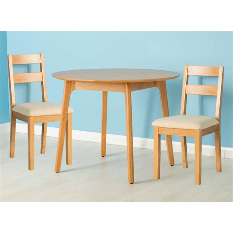Small Round Dining Table With Two Chairs - Burlington 3 Piece Small Kitchen Table Set-kitchen ...
