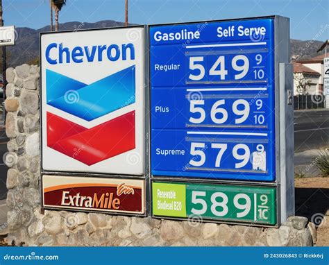 Chevron Gas Station Editorial Image | CartoonDealer.com #45631106