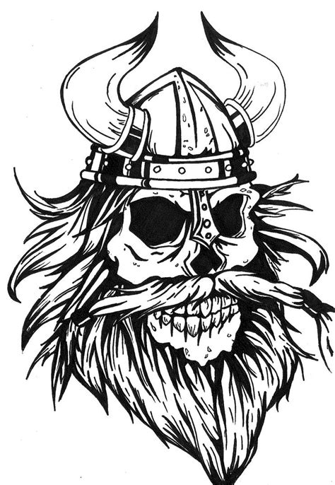 Viking Skull Tattoo Design by MoKheir35 on DeviantArt