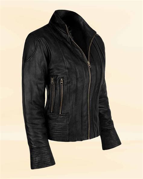 Transformers 2 Megan Fox Stylish Black Leather Jacket | Celebrity Leather Jacket – Thepricy