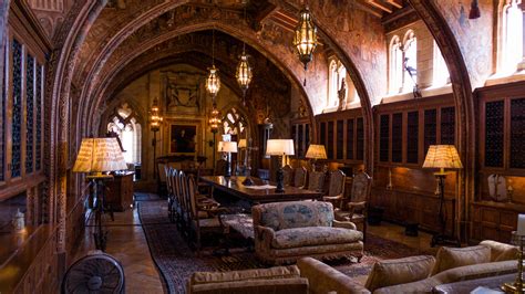 [OC] Inside the Gothic Study of Hearst Castle in San Simeon California ...