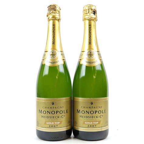 Heidsieck Monopole Gold Top Brut 2007 Vintage Champagne 2x75cl | Wine ...