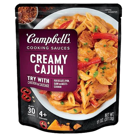 Campbell's Cooking Sauces Creamy Cajun Cooking Sauces, 11 oz - ShopRite