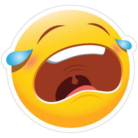 Cute Crying Emoji Sticker