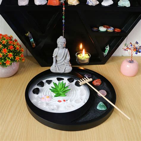 Meditation Buddha Zen Garden Yinyang Taiji Zen Garden Kit for - Etsy