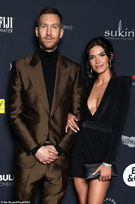 BRITs 2019: Calvin Harris' girlfriend Aarika Wolf looks busty in a low ...