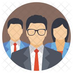 Business Professionals Icon - Download in Flat Style