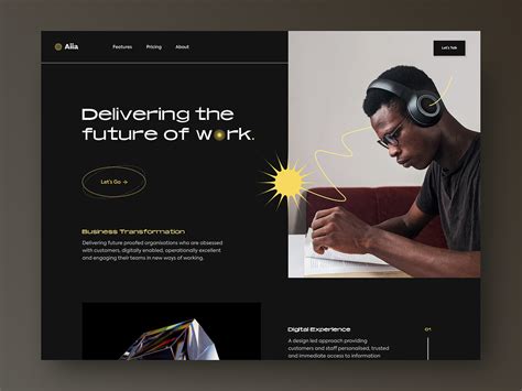 AiiA // Home page by BL/S® on Dribbble