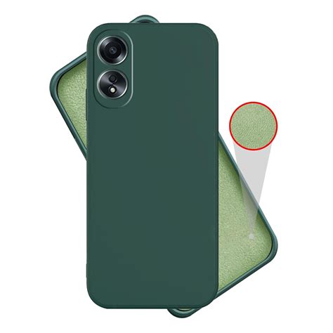 Grab the Inbase Cloth Silicon Case For Oppo A38 4G (Green)