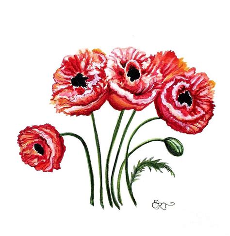 Oriental Poppies Painting by Elizabeth Robinette Tyndall - Fine Art America