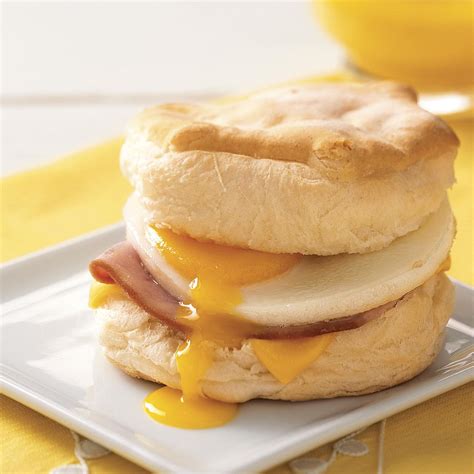 Breakfast Biscuits 'n' Eggs Recipe | Taste of Home