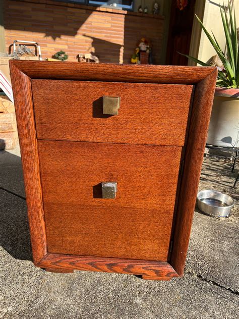 Vintage Nightstand Cabinet Side Table Storage Cabinet with Drawer | OrWa Designs | Toledo, WA