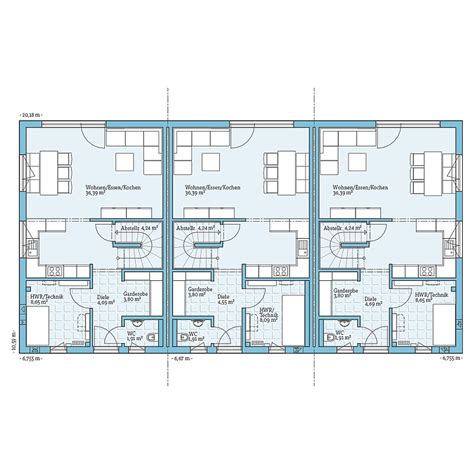 Reihenhaus Grundrisse entdecken