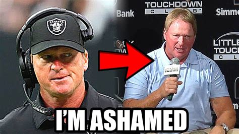 Jon Gruden Apologizes In His 1st Interview Since Resigning From The ...