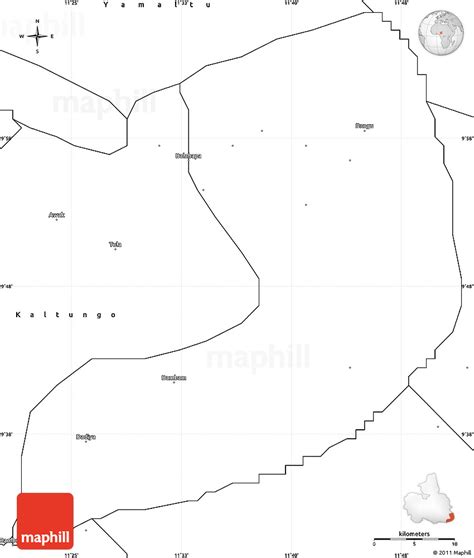 Blank Simple Map of Balanga