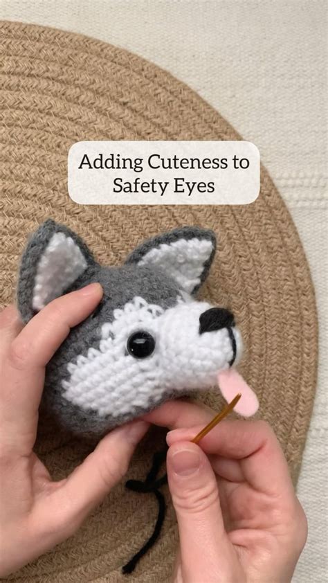 How to Embellish Safety Eyes Crochet Amigurumi Toys | Crochet projects ...