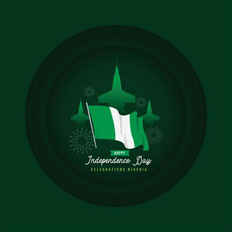 Nigeria flag design template 25371455 Vector Art at Vecteezy