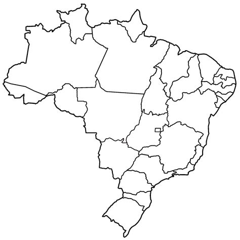 Mapa do Brasil - por estados e regiões, em branco e colorido - Geografia - InfoEscola World Map ...
