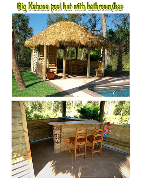 Pin by Channa Ernst on Dreams | Tiki hut, House backyard, Backyard patio designs